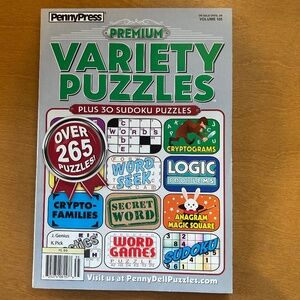 Penny Press Premium Variety Puzzles (crosswords, cryptograms, sudoku & more)